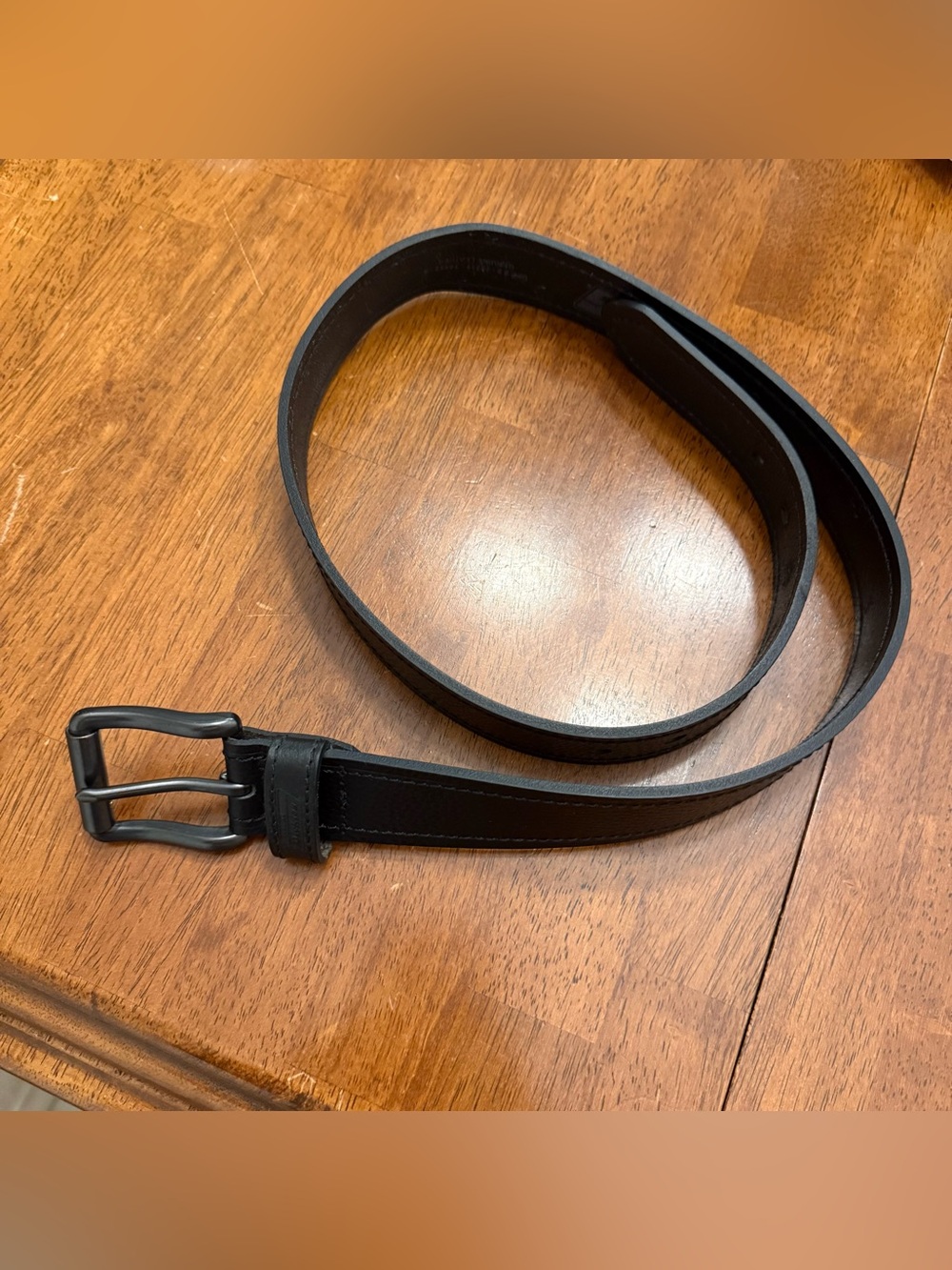 Black Leather Belt - Classic Black genuine dickies